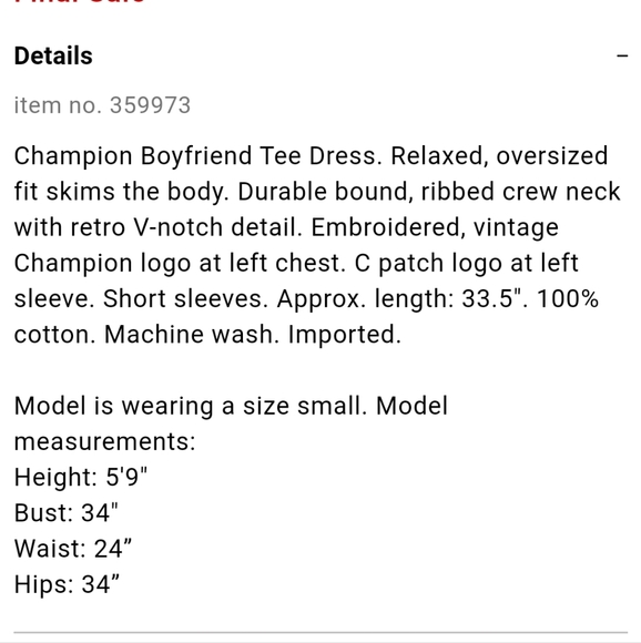 Champion | heather grey boyfriend tee dress - Picture 4 of 8